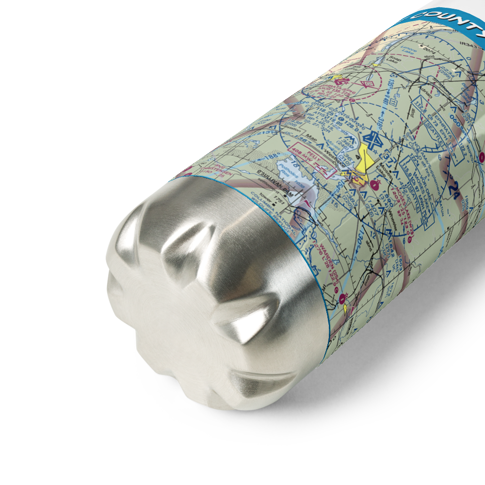 Grant County International Airport (MWH) VFR Sectional Water Bottle 