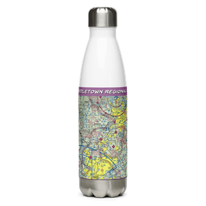 Middletown Regional Airport (MWO) VFR Sectional Water Bottle