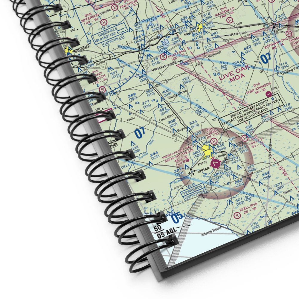 Estherbrook Aerodrome (7FD9) VFR Sectional Notebook 