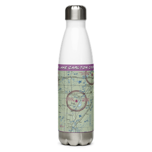 Moose Lake Carlton County Airport (MZH) VFR Sectional Water Bottle