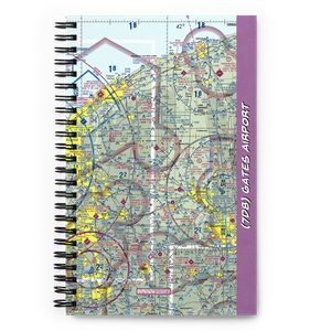 Gates Airport (7D8) VFR Sectional Notebook