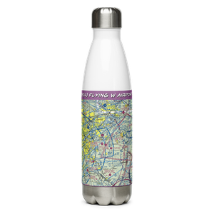 Flying W Airport (N14) VFR Sectional Water Bottle
