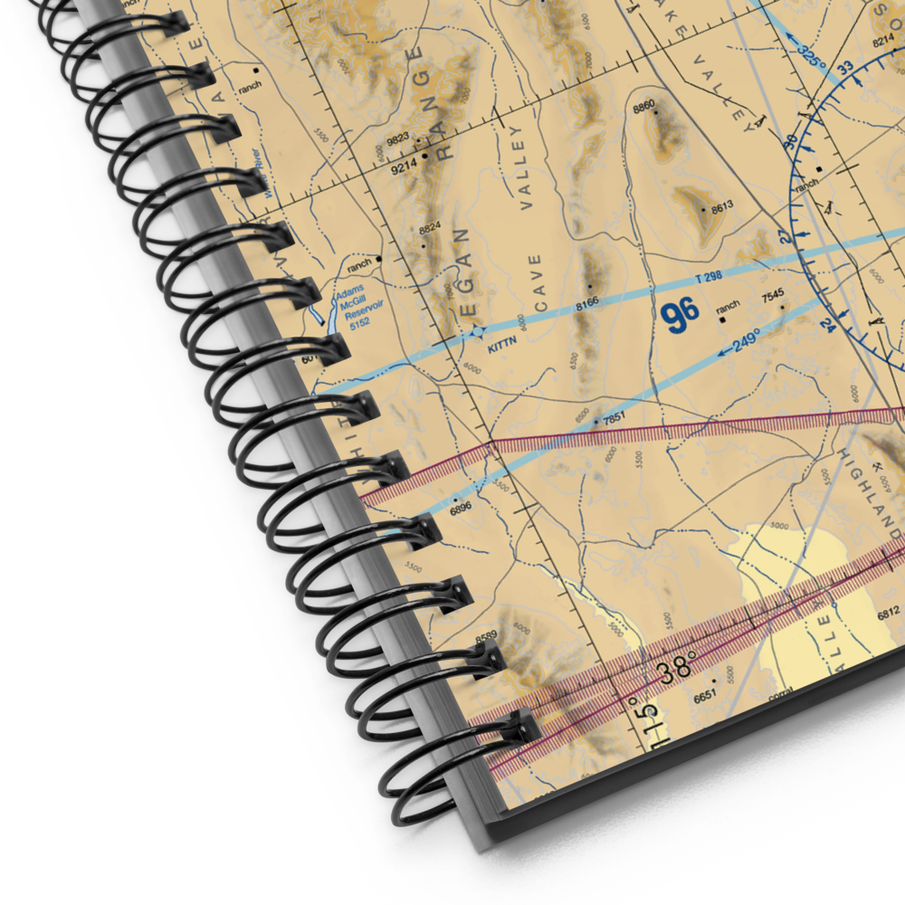 Geyser Ranch Airport (7NV8) VFR Sectional Notebook 