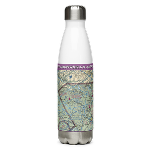 Monticello Airport (N37) VFR Sectional Water Bottle