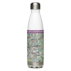 Sky Manor Airport (N40) VFR Sectional Water Bottle