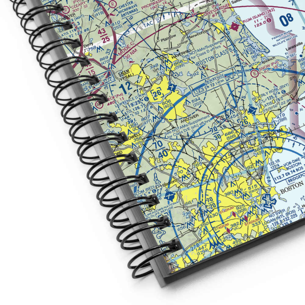 Hampton Airfield (7B3) VFR Sectional Notebook 