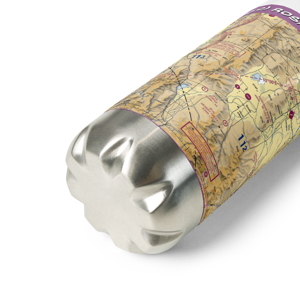 Rosaschi Air Park (N59) VFR Sectional Water Bottle 