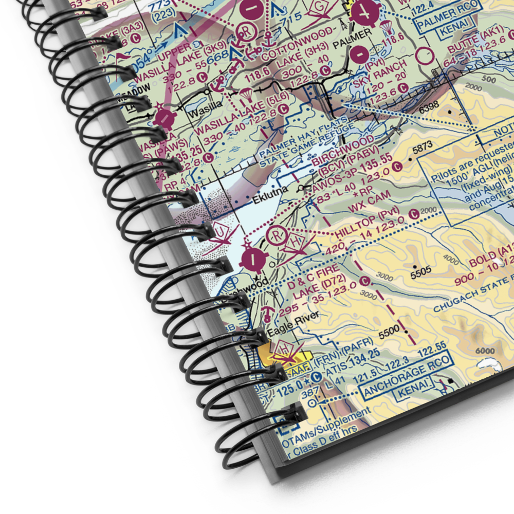 Vinduska Airport (7AK9) VFR Sectional Notebook 