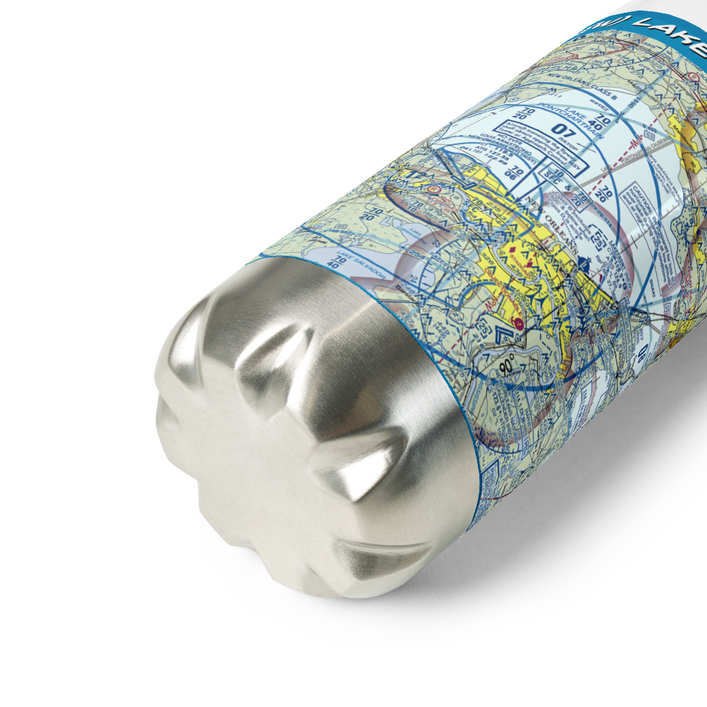 Lakefront Airport (NEW) VFR Sectional Water Bottle 