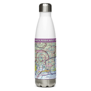 Santa Rosa Nolf Airport (NGS) VFR Sectional Water Bottle