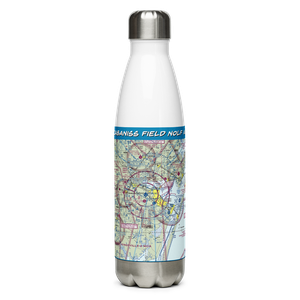 Cabaniss Field Nolf Airport (NGW) VFR Sectional Water Bottle