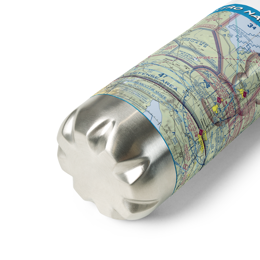 El Centro NAF Airport (Vraciu Field) (NJK) VFR Sectional Water Bottle 