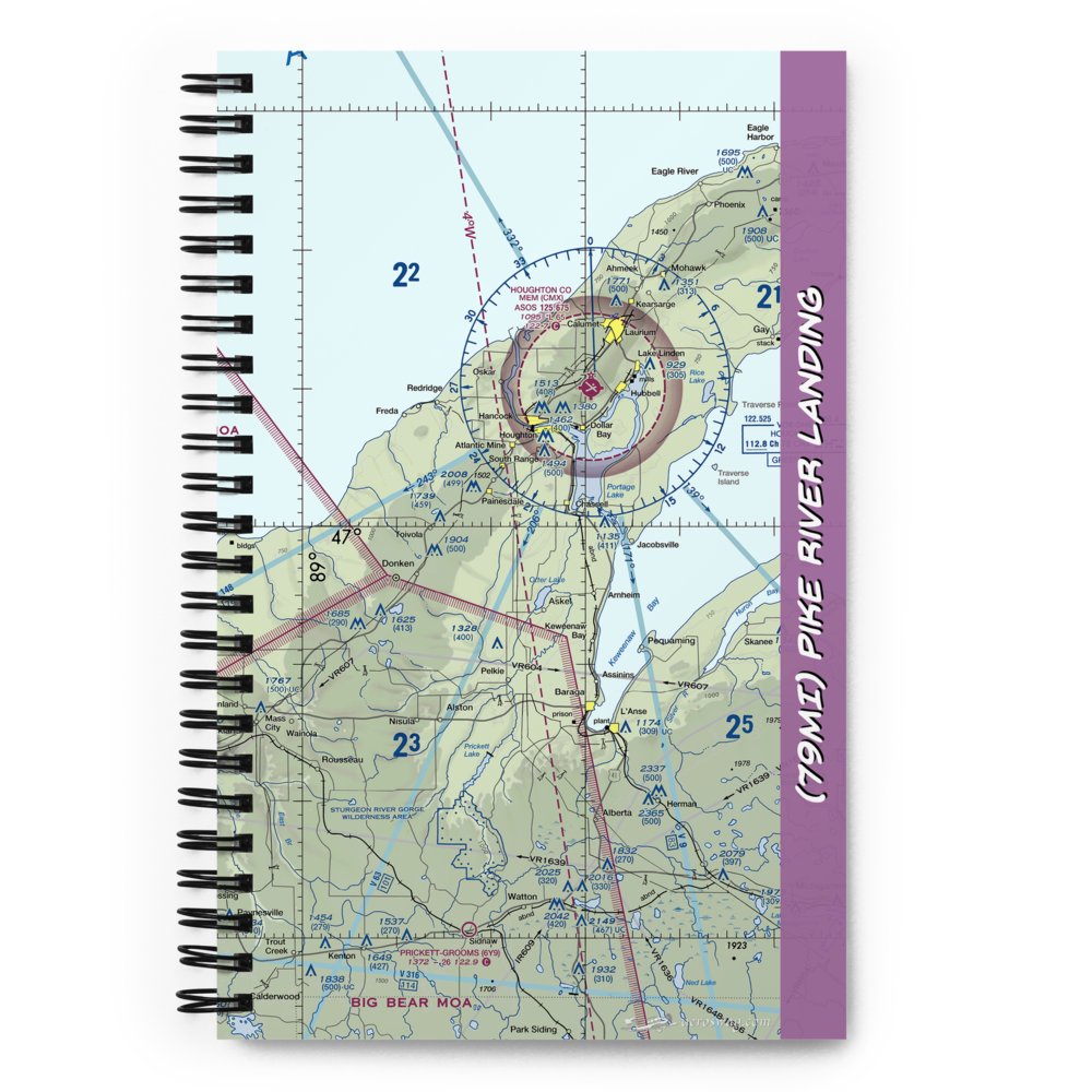 Pike River Landing (79MI) VFR Sectional Notebook 