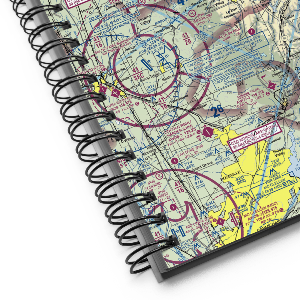 Milhous Ranch Airport (79CL) VFR Sectional Notebook 