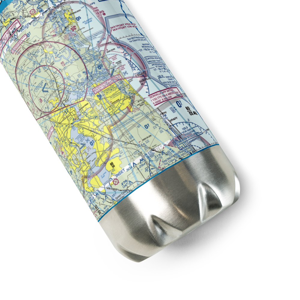 Naval Station Mayport (Admiral David L. Mcdonald Field) (NRB) VFR Sectional Water Bottle 