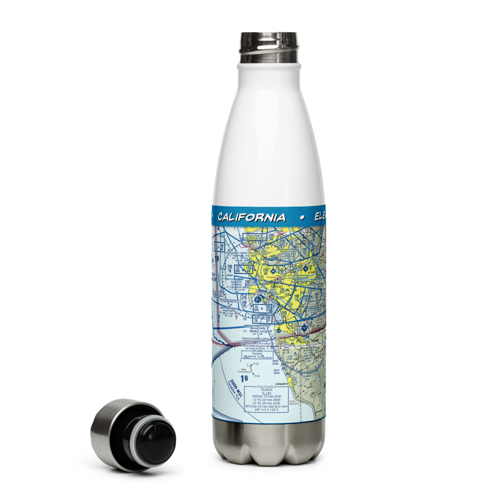 Naval Outlying Field Imperial Beach (Ream Field) (NRS) VFR Sectional Water Bottle 