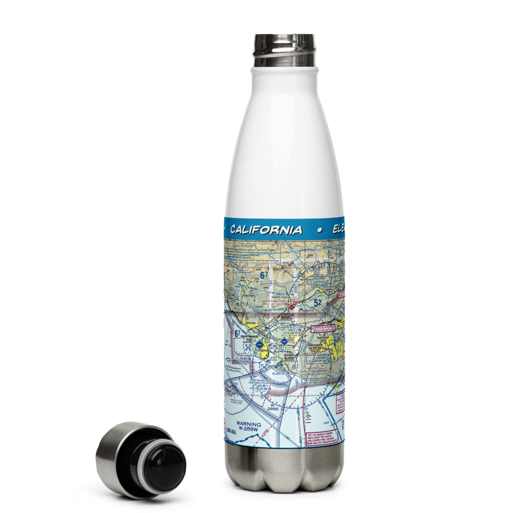 Point Mugu Naval Air Station (Naval Base Ventura Co) (NTD) VFR Sectional Water Bottle 
