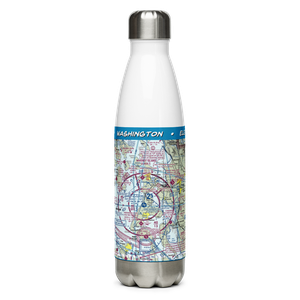 Whidbey Island Naval Air Station (Ault Field) (NUW) VFR Sectional Water Bottle