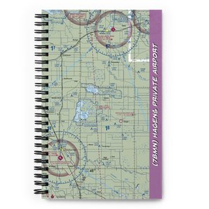 Hagens Private Airport (78MN) VFR Sectional Notebook