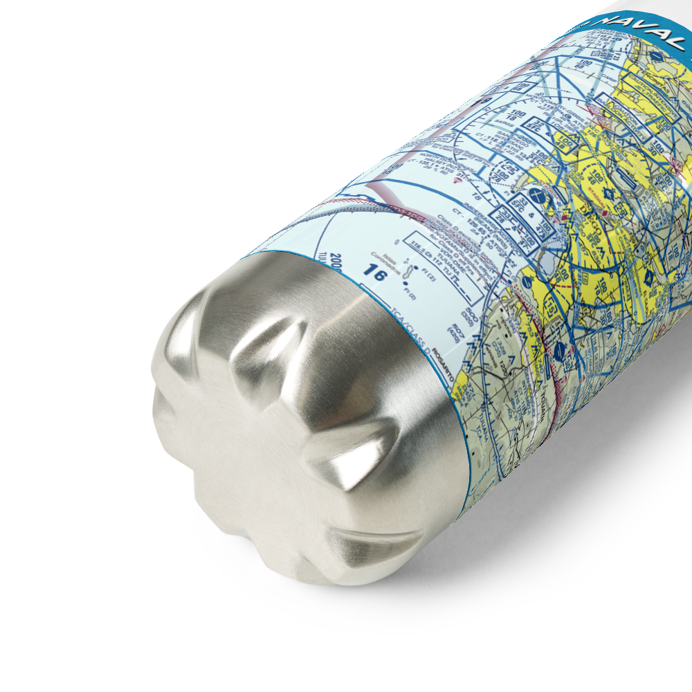 North Island Naval Air Station-Halsey Field (NZY) VFR Sectional Water Bottle 