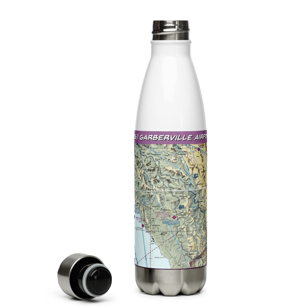 Garberville Airport (O16) VFR Sectional Water Bottle 