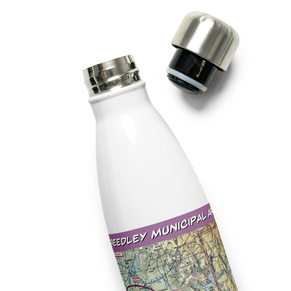 Reedley Municipal Airport (O32) VFR Sectional Water Bottle 