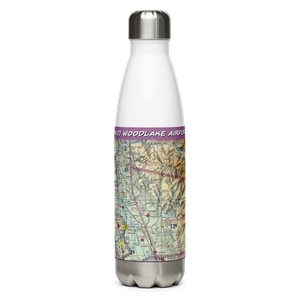 Woodlake Airport (O42) VFR Sectional Water Bottle