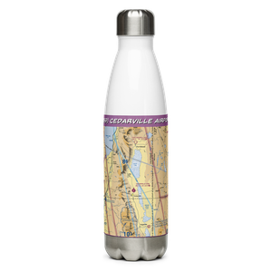 Cedarville Airport (O59) VFR Sectional Water Bottle