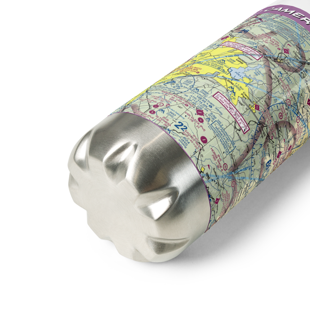 Cameron Park Airport (O61) VFR Sectional Water Bottle 