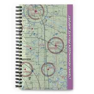 Hemmingsen Private Airport (76MN) VFR Sectional Notebook