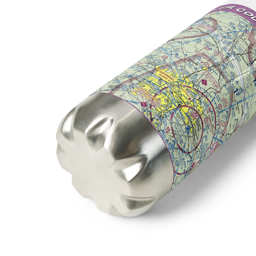 Hanover County Municipal Airport (OFP) VFR Sectional Water Bottle 