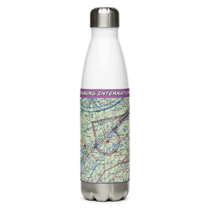 Ogdensburg International Airport (OGS) VFR Sectional Water Bottle