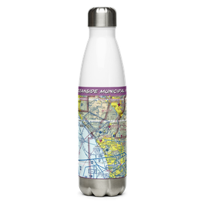 Oceanside Municipal Airport (OKB) VFR Sectional Water Bottle