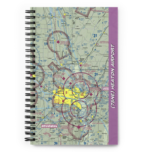 Heaton Airport (75NE) VFR Sectional Notebook