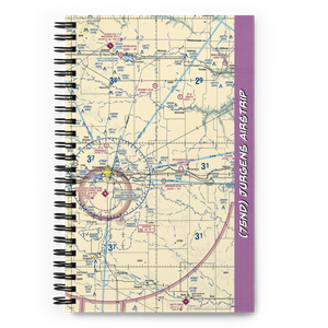 Jurgens Airstrip (75ND) VFR Sectional Notebook