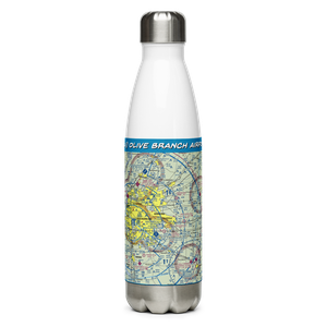Olive Branch Airport (OLV) VFR Sectional Water Bottle