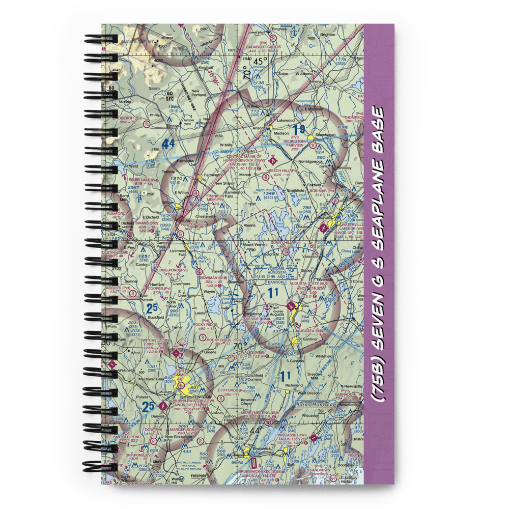 Seven G S Seaplane Base (75B) VFR Sectional Notebook 