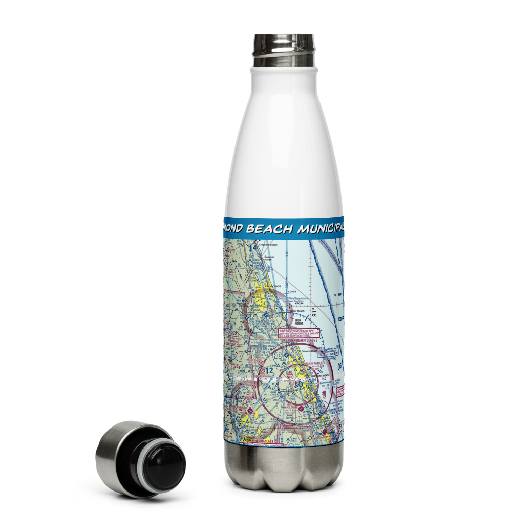Ormond Beach Municipal Airport (OMN) VFR Sectional Water Bottle 