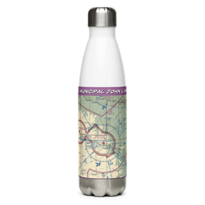 The O'Neill Municipal John L Baker Field (ONL) VFR Sectional Water Bottle