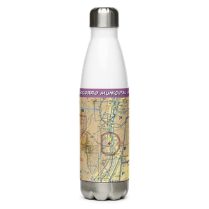 Socorro Municipal Airport (ONM) VFR Sectional Water Bottle