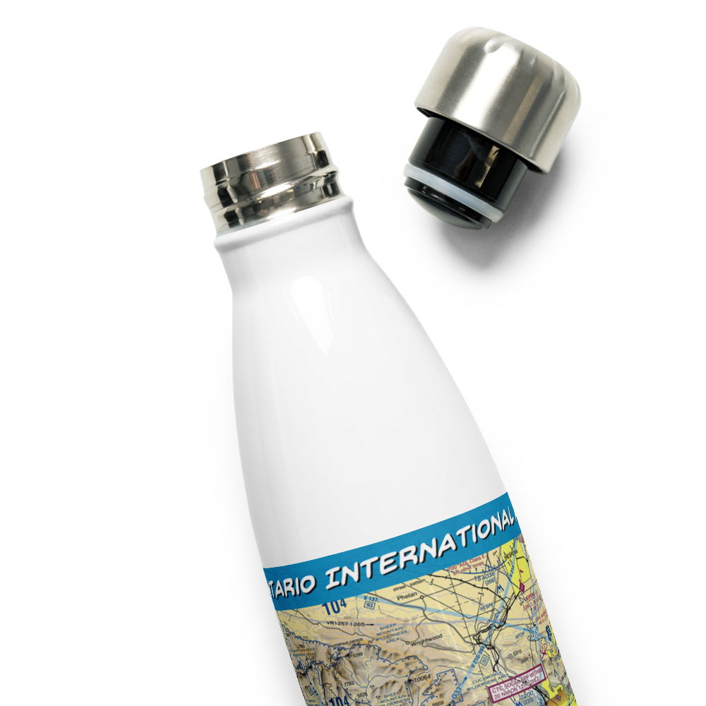 Ontario International Airport (ONT) VFR Sectional Water Bottle 
