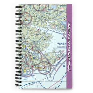 Benton Farm Airport (74NC) VFR Sectional Notebook