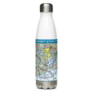 Quonset State Airport (OQU) VFR Sectional Water Bottle