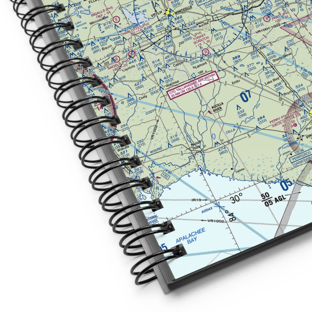 Jefferson Landings Airport (74FL) VFR Sectional Notebook 