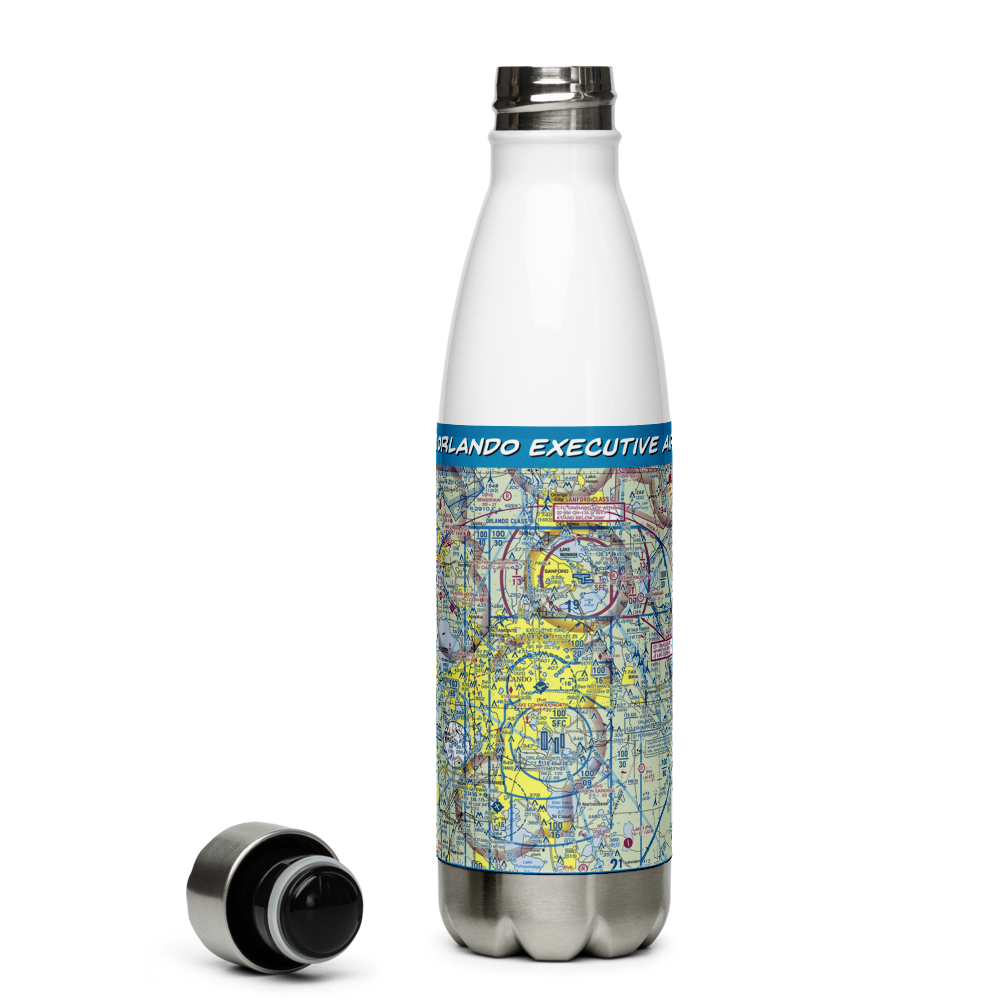 Orlando Executive Airport (ORL) VFR Sectional Water Bottle 