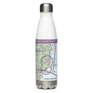 Oscoda Wurtsmith Airport (OSC) VFR Sectional Water Bottle
