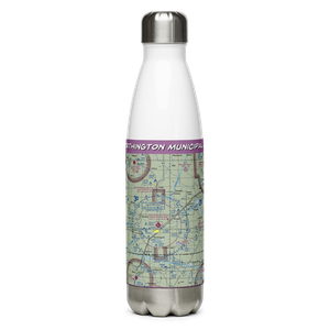 Worthington Municipal Airport (OTG) VFR Sectional Water Bottle