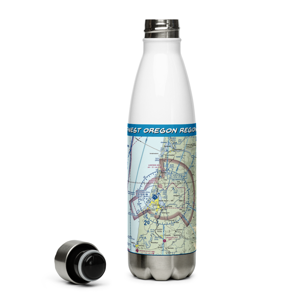 Southwest Oregon Regional Airport (OTH) VFR Sectional Water Bottle 
