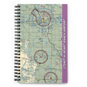 M Heart Ranch Airport (73ND) VFR Sectional Notebook