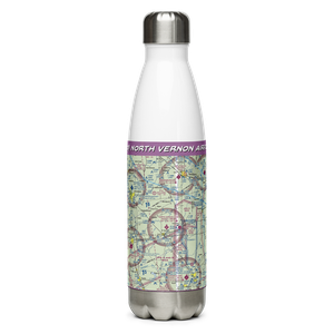 North Vernon Airport (OVO) VFR Sectional Water Bottle